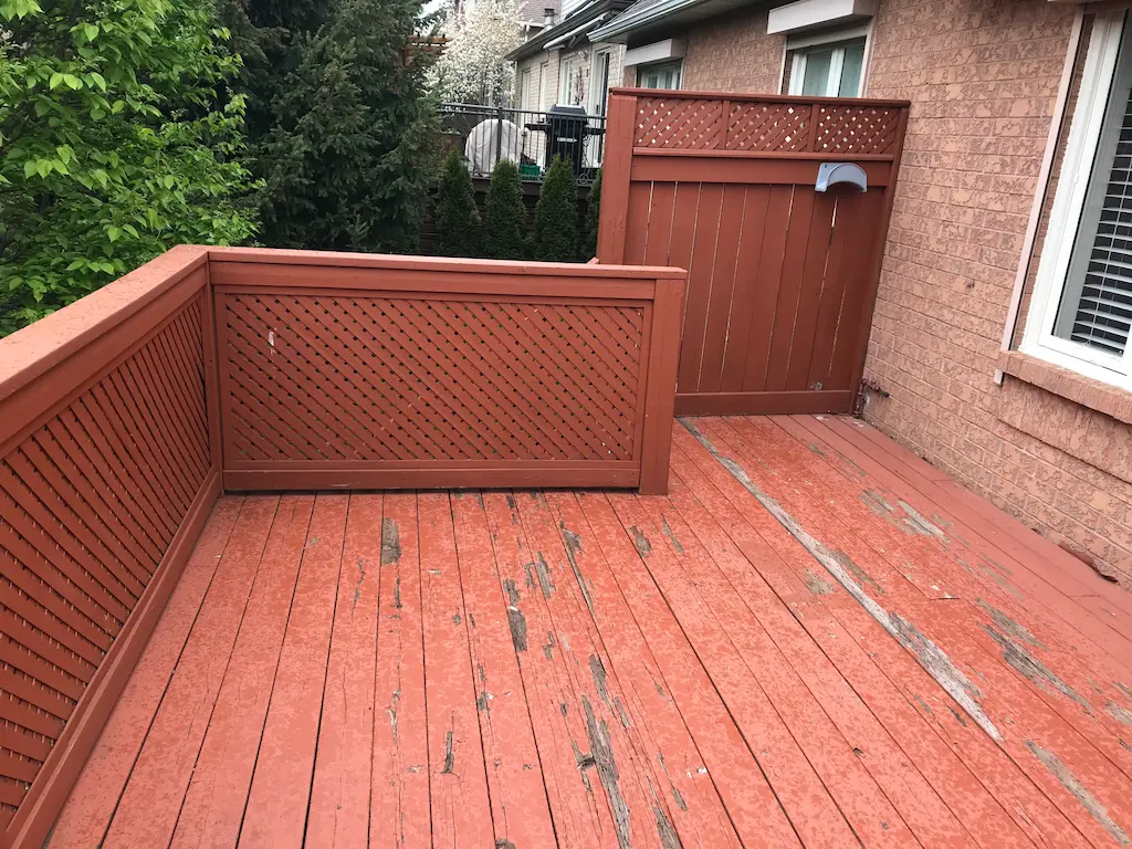 Deck Resurface, before