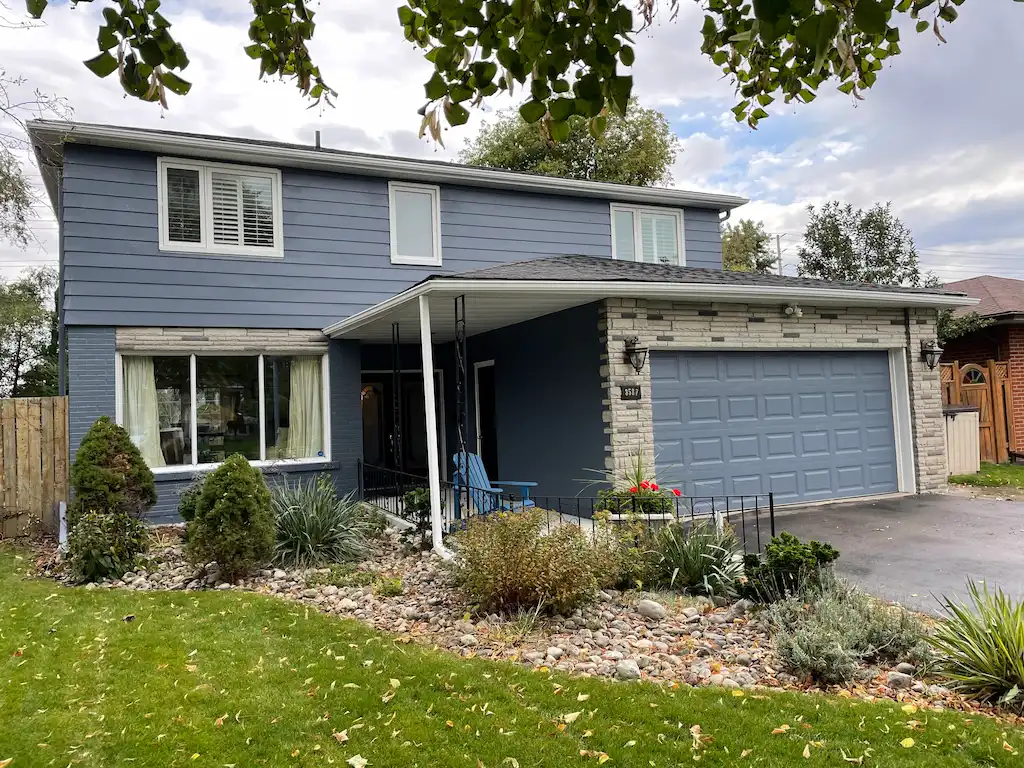 Vinyl Siding Painting, after