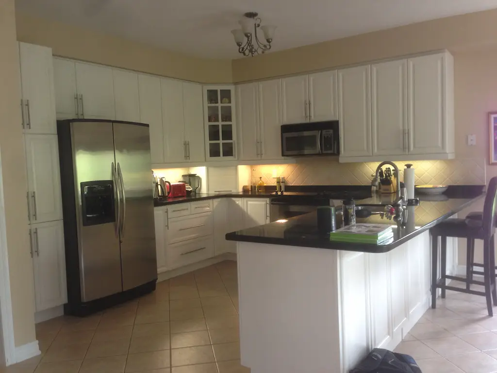 Kitchen Cabinet Painting, after