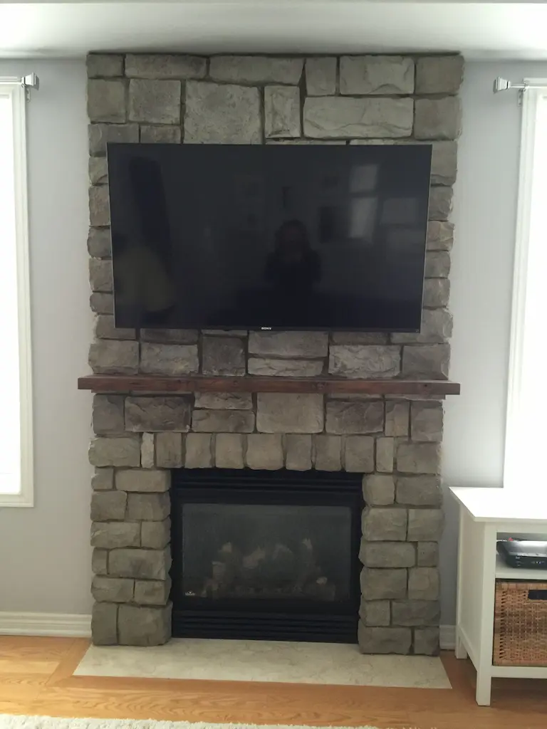 Stone Veneer, after