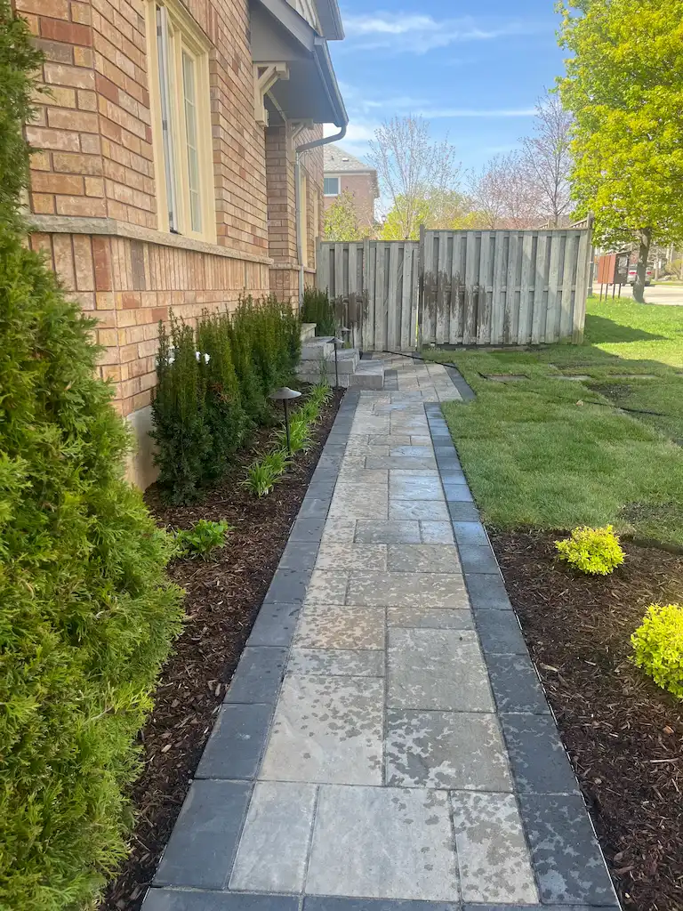 Sideyard Path, after