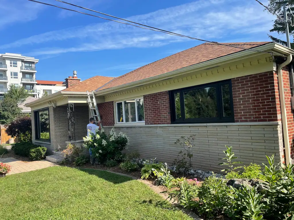Brick Painting, before