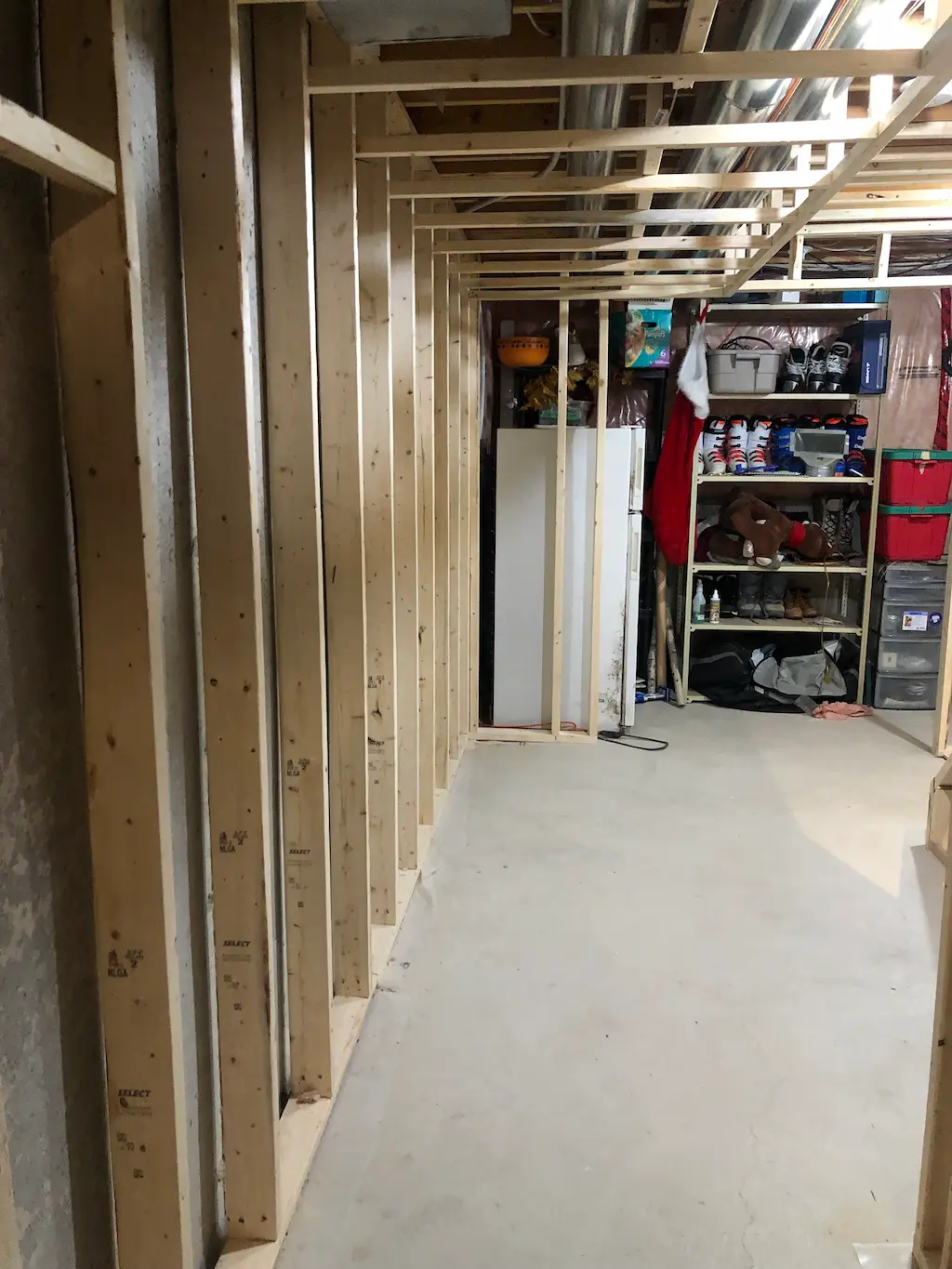 Burlington Basement Renovation before 5