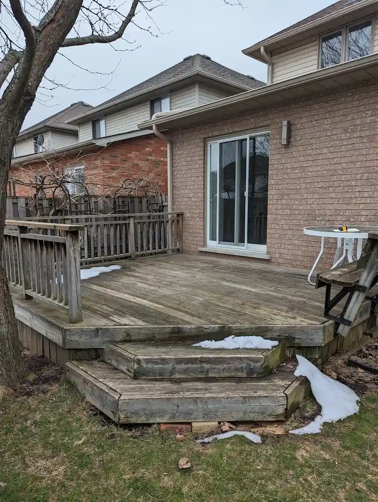 Composite Deck, before