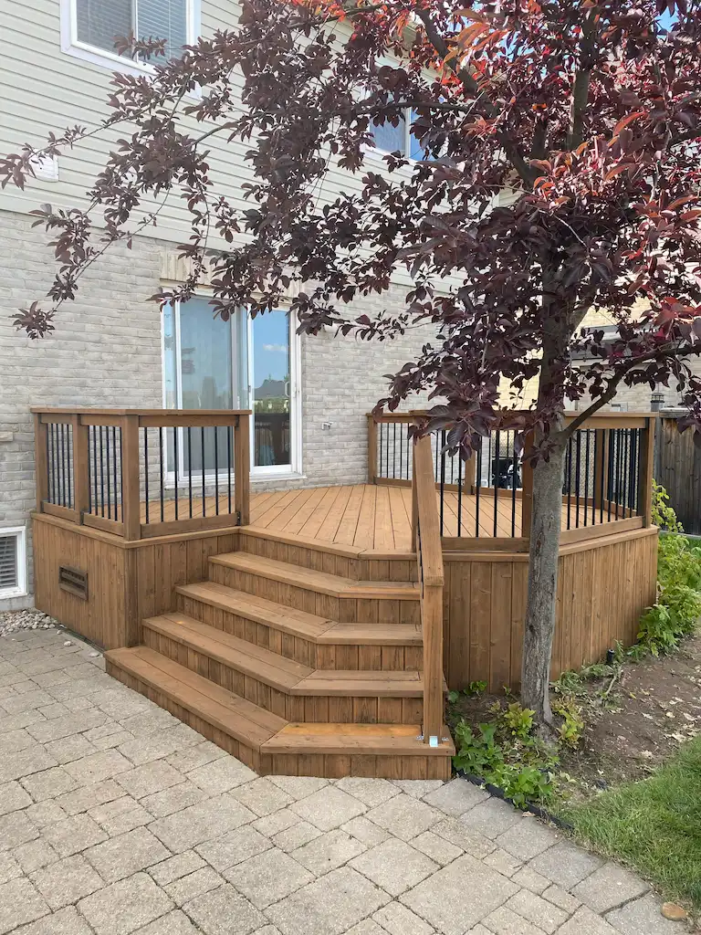 Deck Refinishing, after