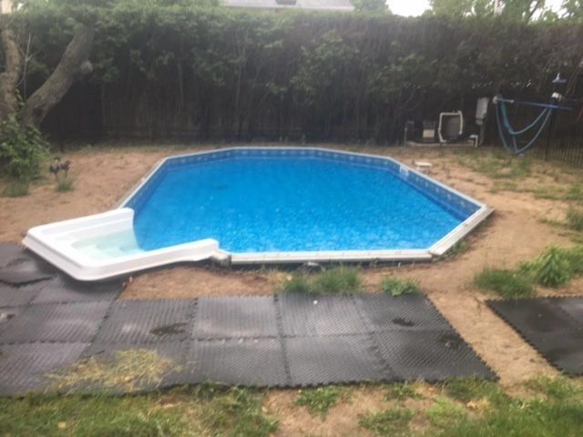 Pool Patio, before