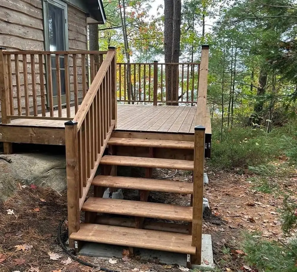Deck and Stairs, after