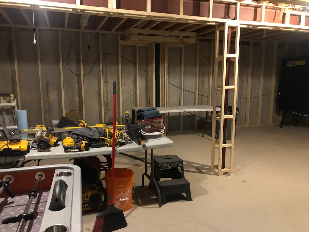 Burlington Basement Renovation before 4