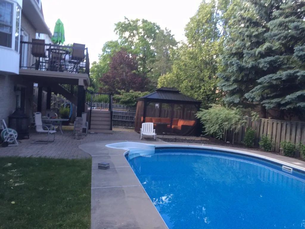 Tyendega Pool, before