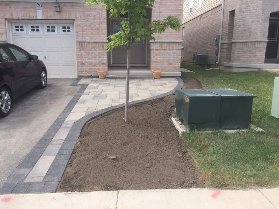 Front Walkway, after