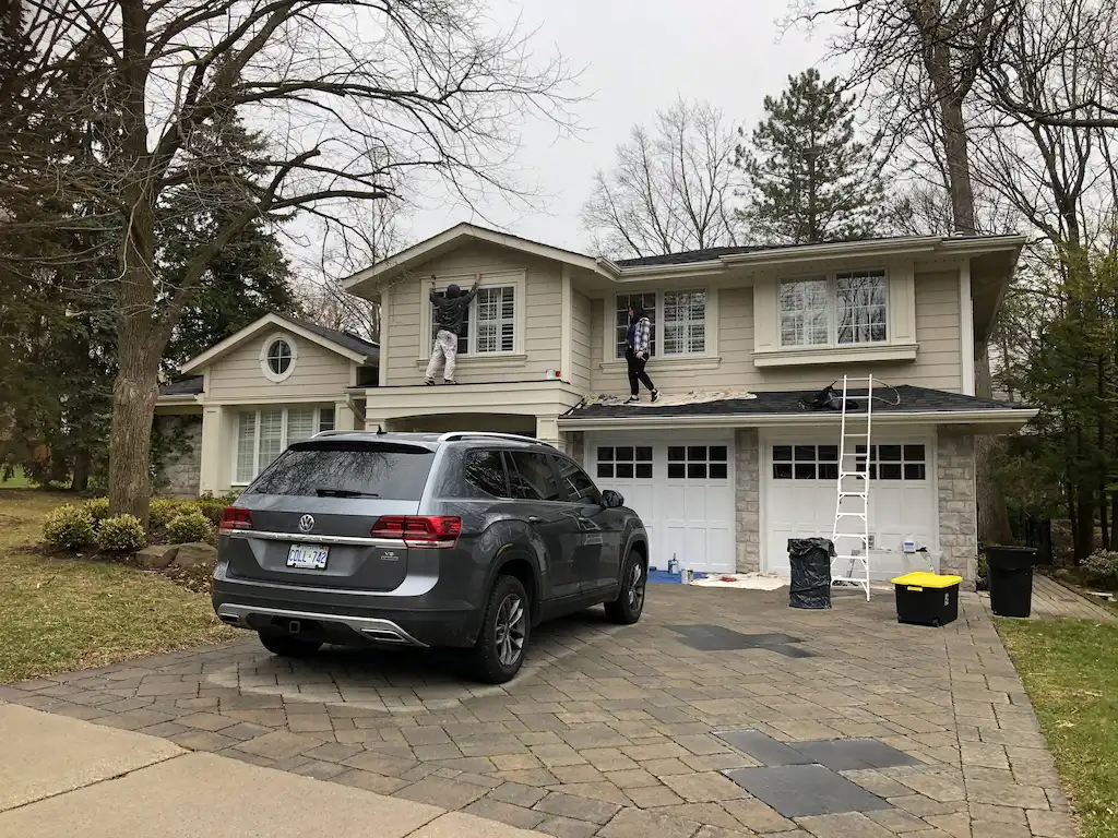 Exterior Painting Burlington, before